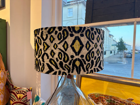 Silk Ikat lampshade