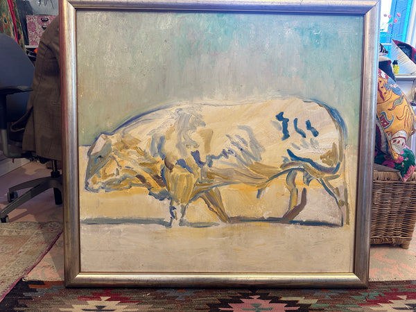 Framed Bull